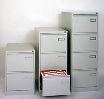 Archivador metálico con cajones. (2)