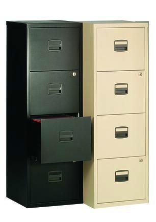 Archivador metálico con cajones. (4)